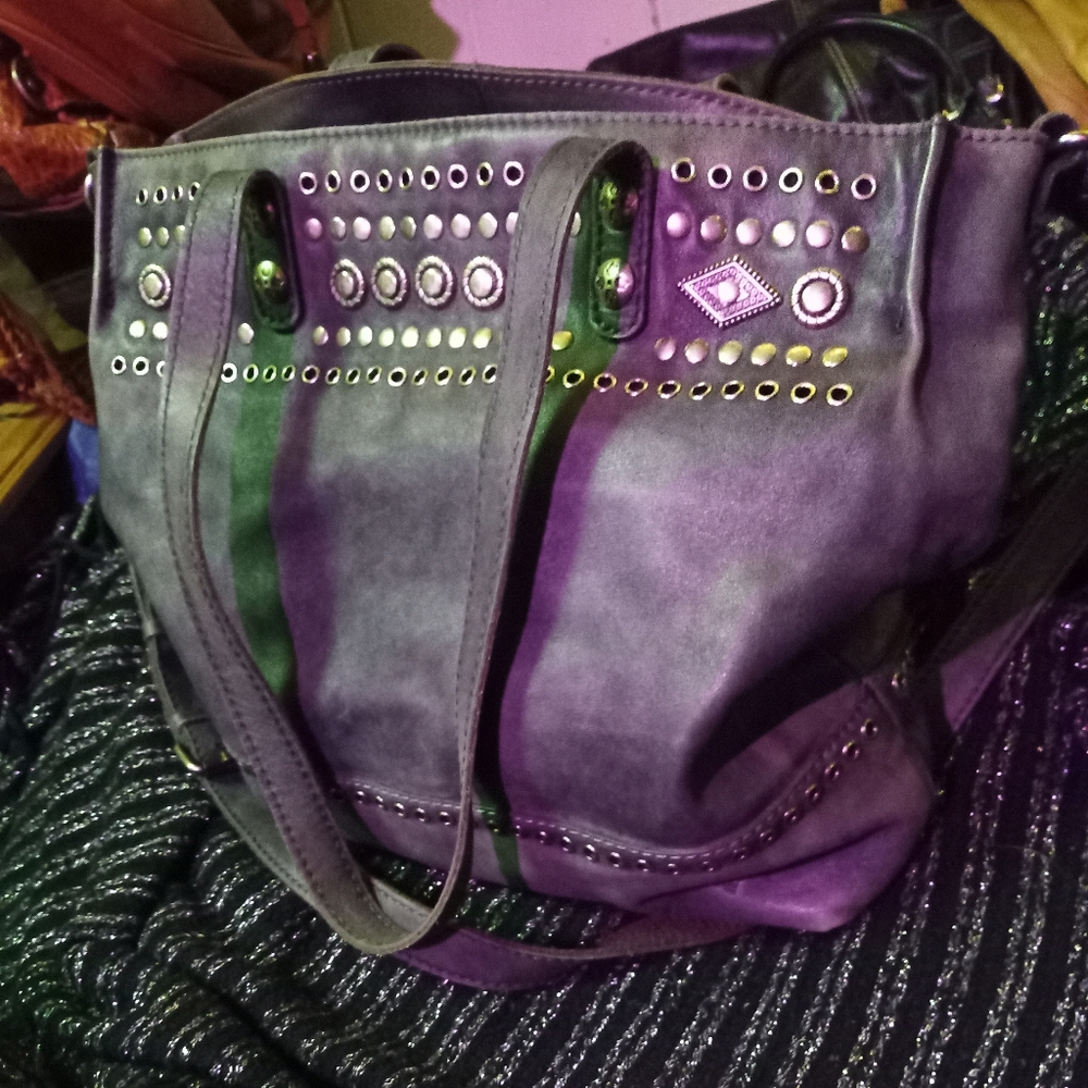 Patricia Nash Leather Satchel Handbag